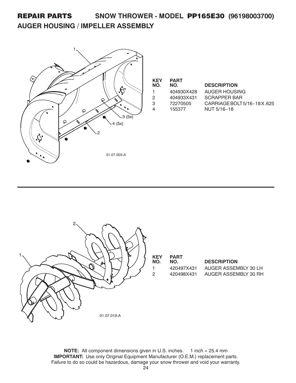 Poulan 437738 User Manual | Page 24 / 44