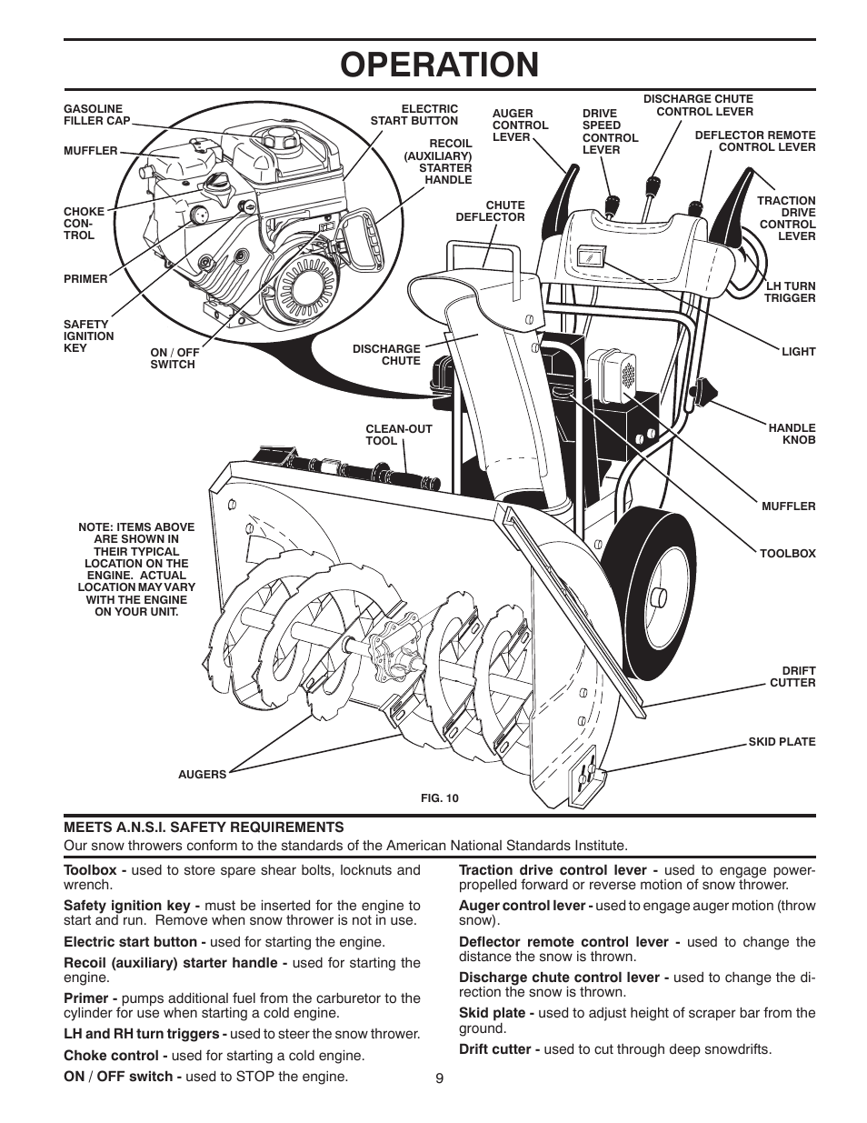 Operation | Poulan 437738 User Manual | Page 9 / 44