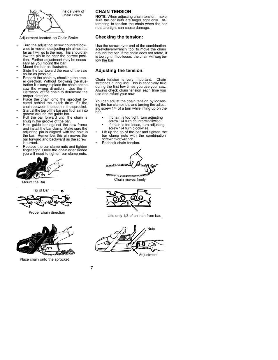 Poulan Pro 295 User Manual | Page 7 / 15