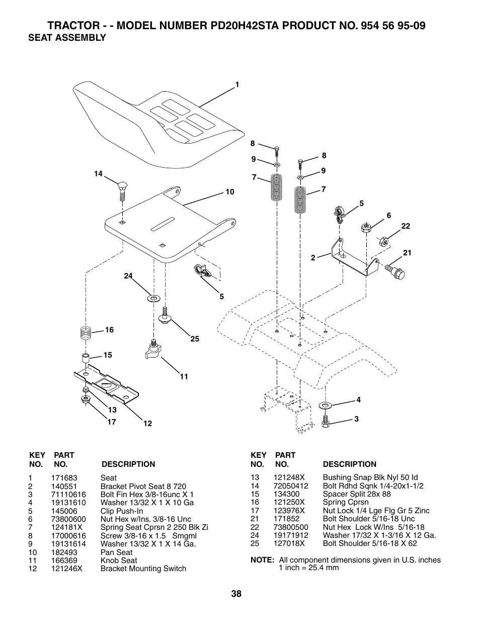 Poulan 184617 User Manual | Page 38 / 48