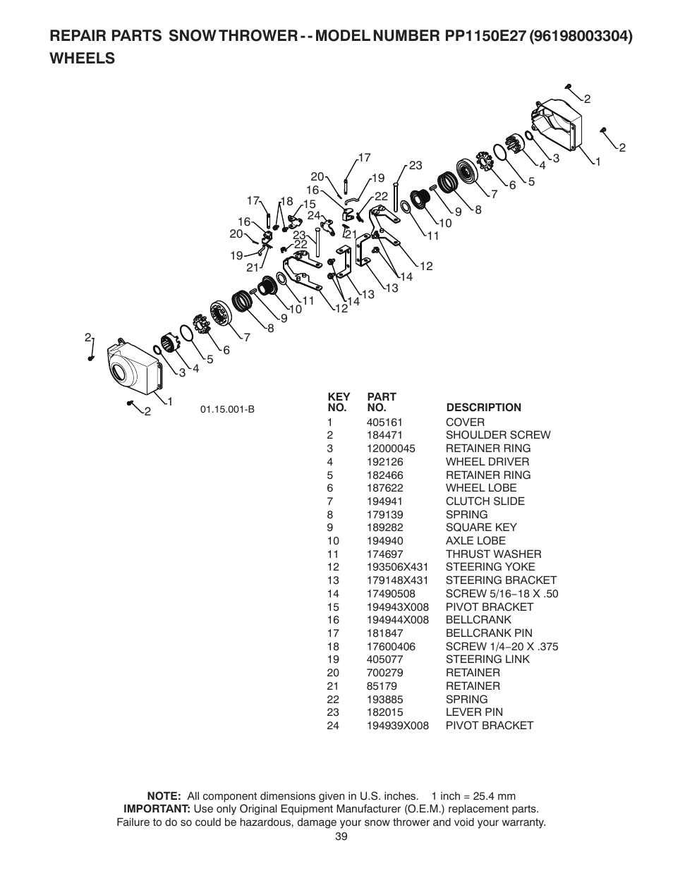 Poulan 437685 User Manual | Page 39 / 44