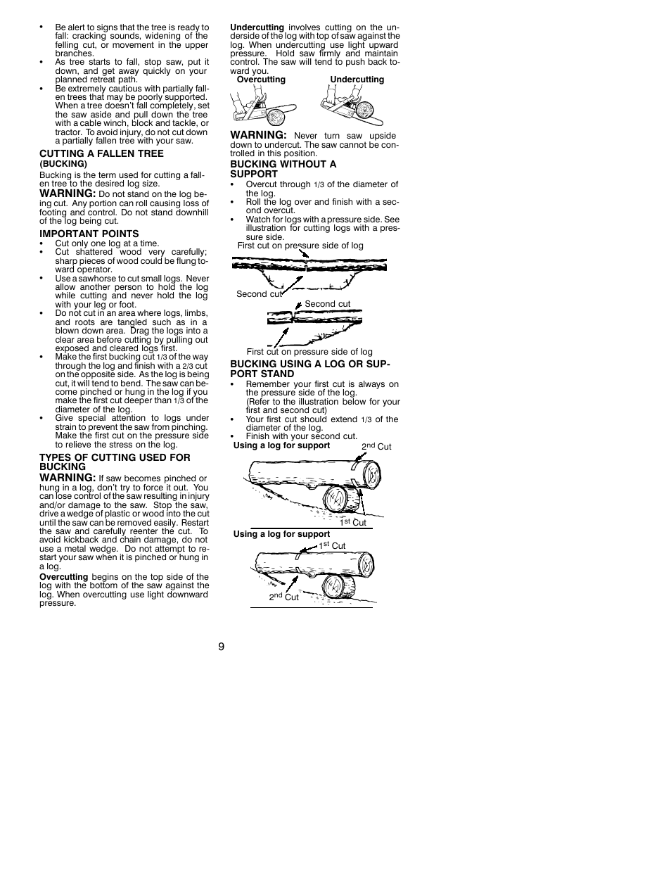 Poulan 530087857 User Manual | Page 9 / 13