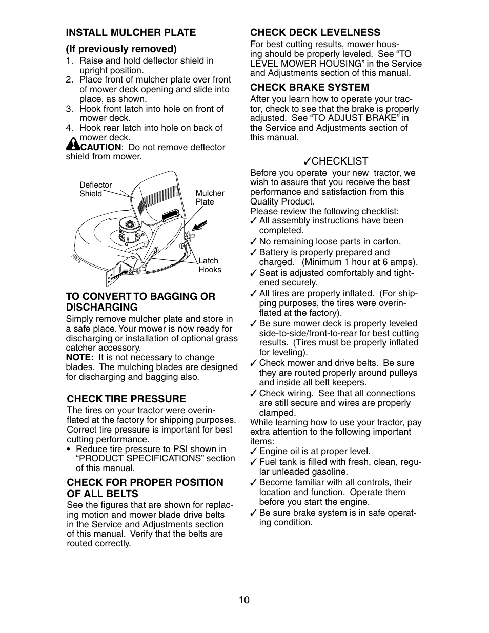 Poulan 191606 User Manual | Page 10 / 29