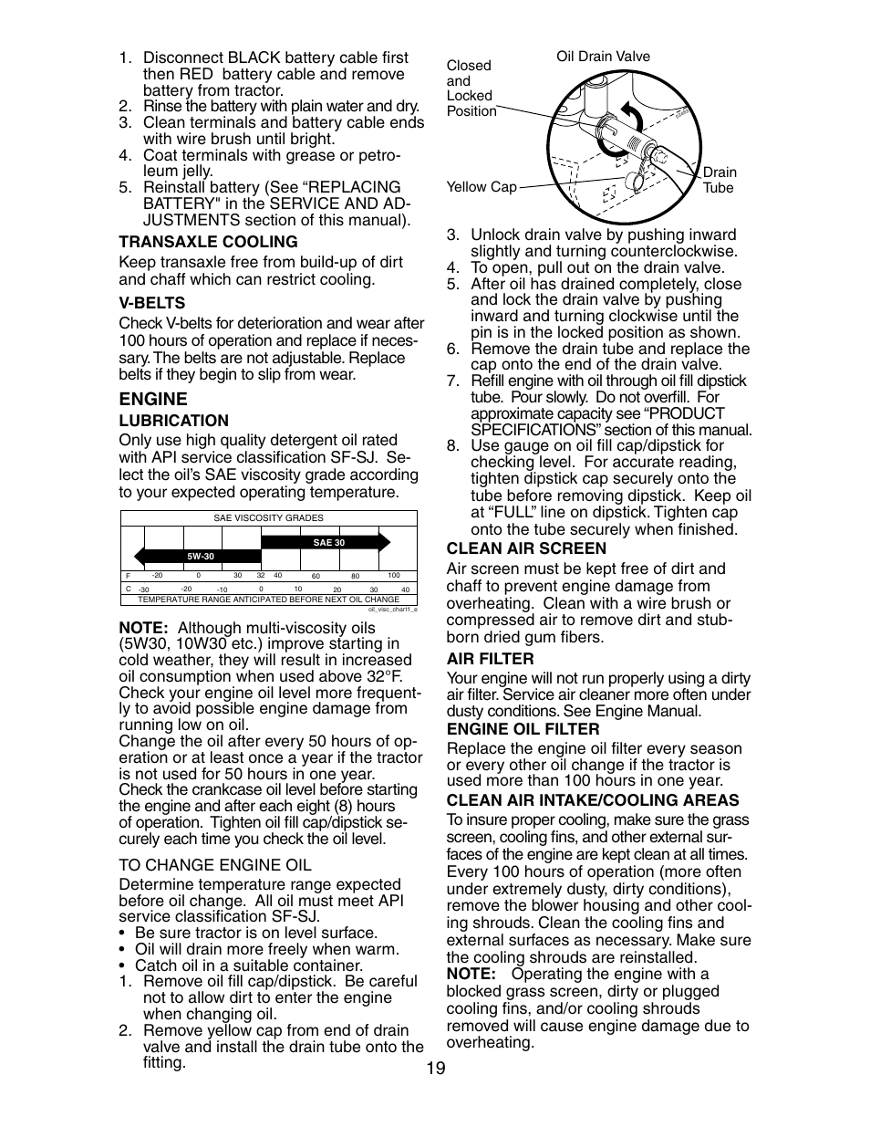 Engine | Poulan 191606 User Manual | Page 19 / 29