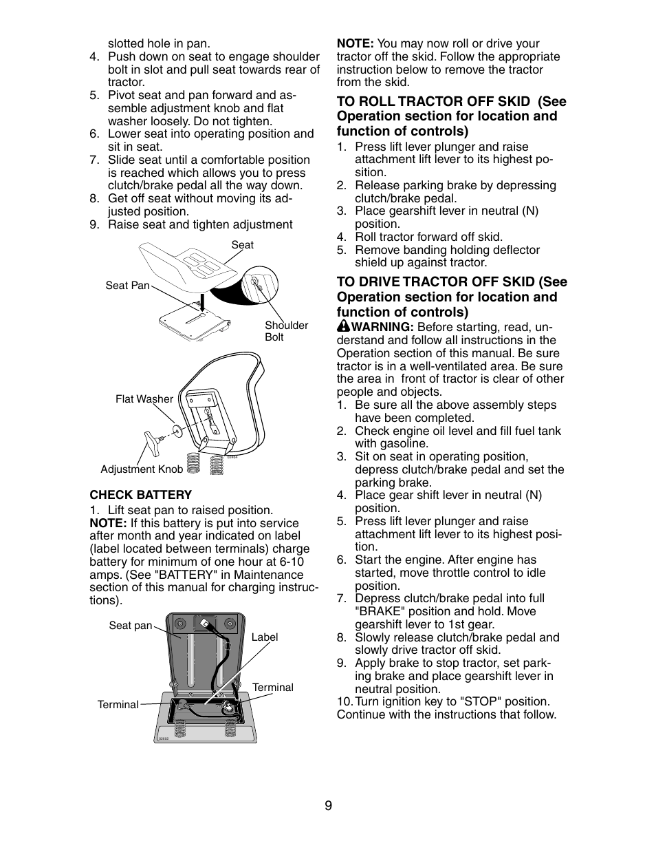 Poulan 191606 User Manual | Page 9 / 29