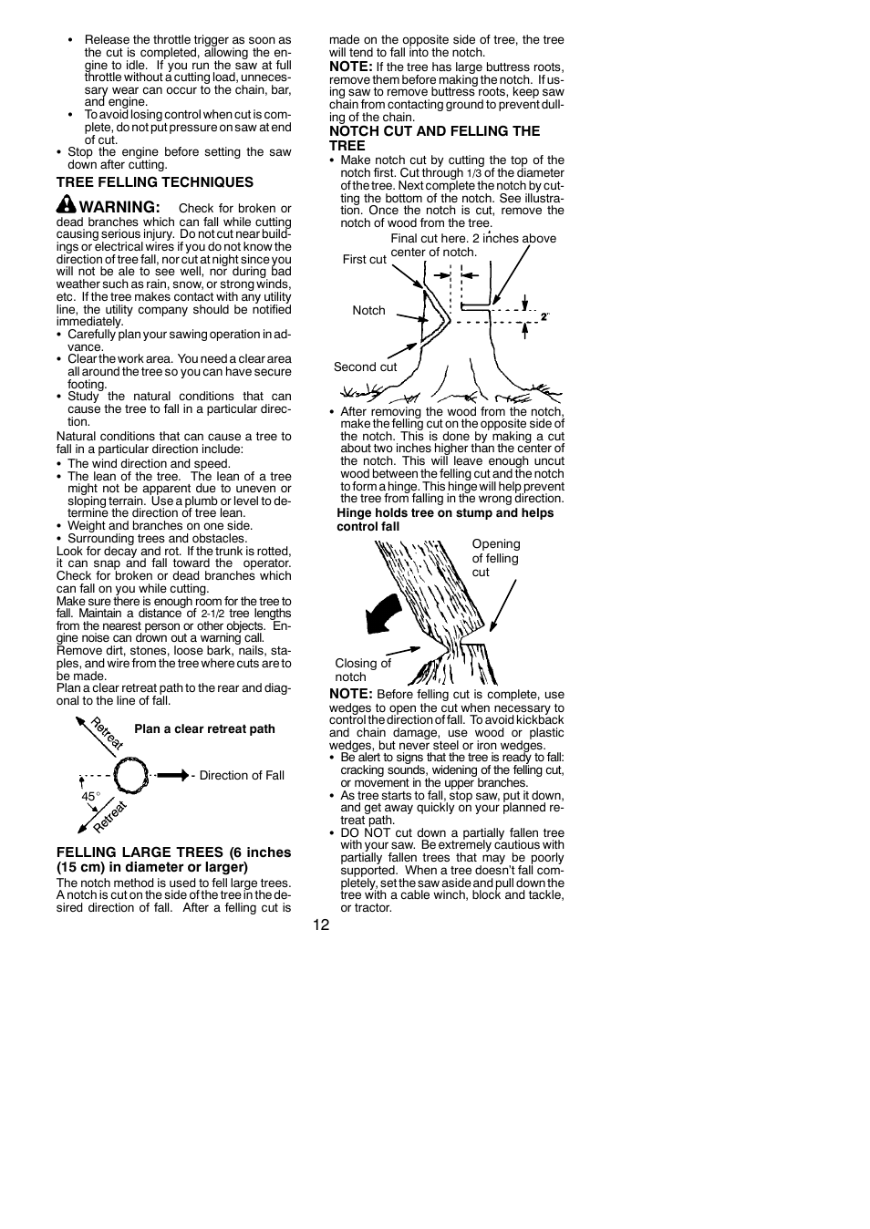 Warning | Poulan 545186803 User Manual | Page 12 / 20