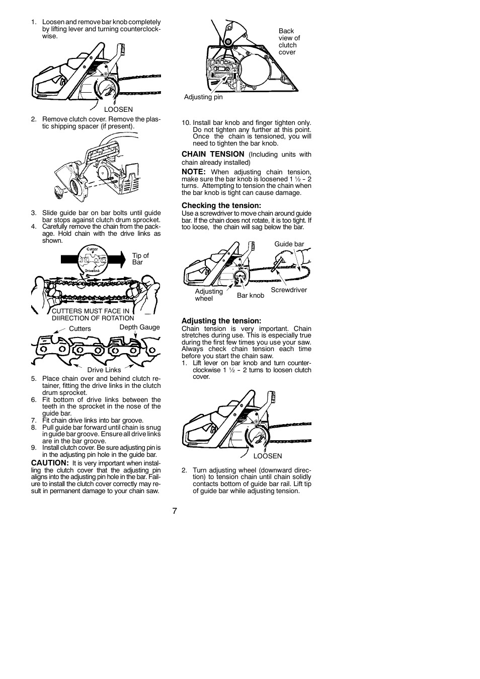 Poulan 545186803 User Manual | Page 7 / 20