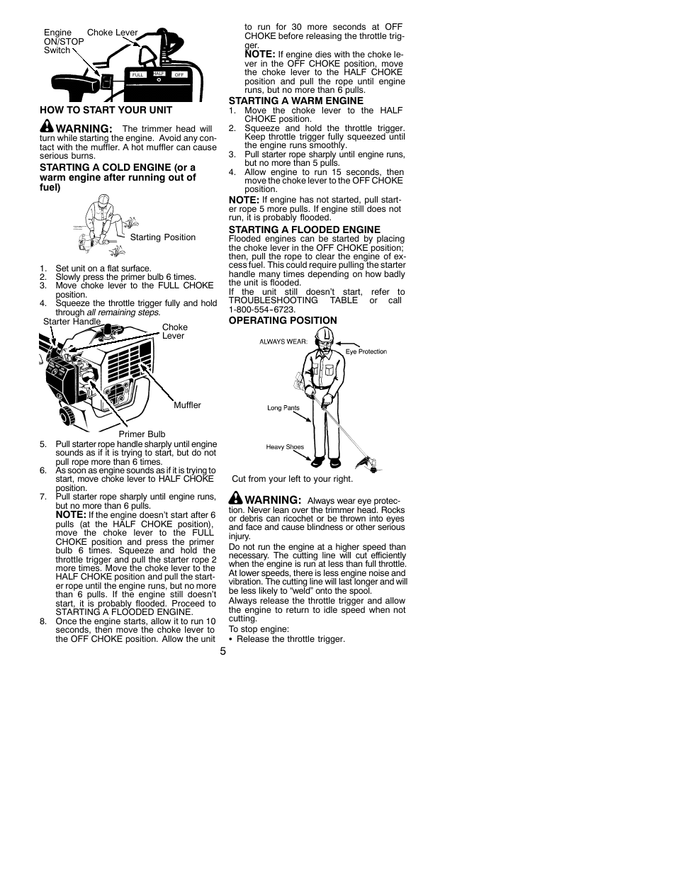 Poulan PL500 User Manual | Page 5 / 11
