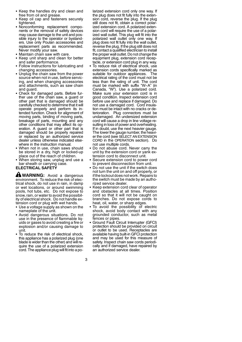 Poulan 545146939 User Manual | Page 3 / 16