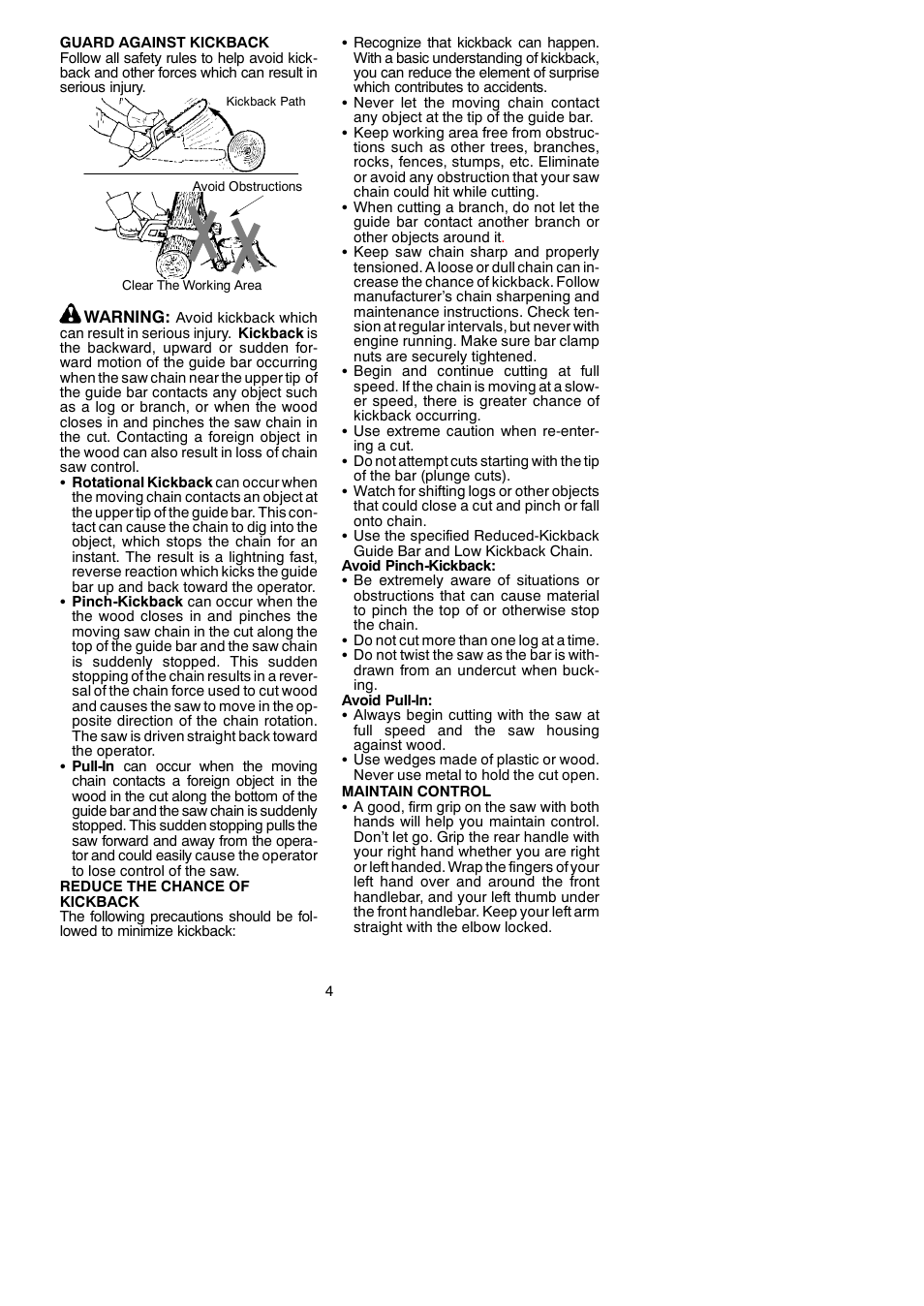 Poulan 545146939 User Manual | Page 4 / 16