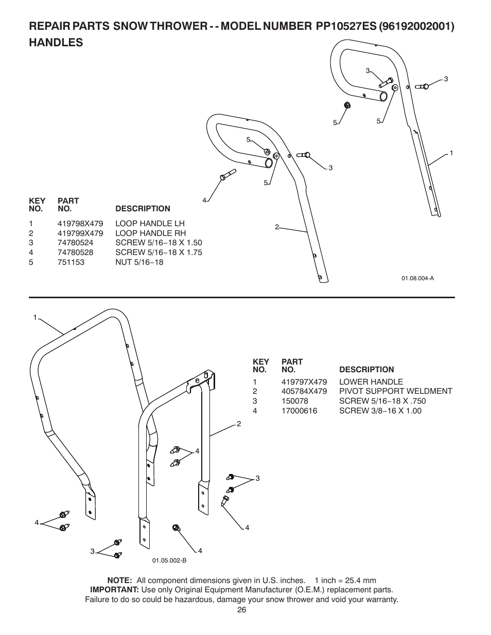 Poulan 421281 User Manual | Page 26 / 40