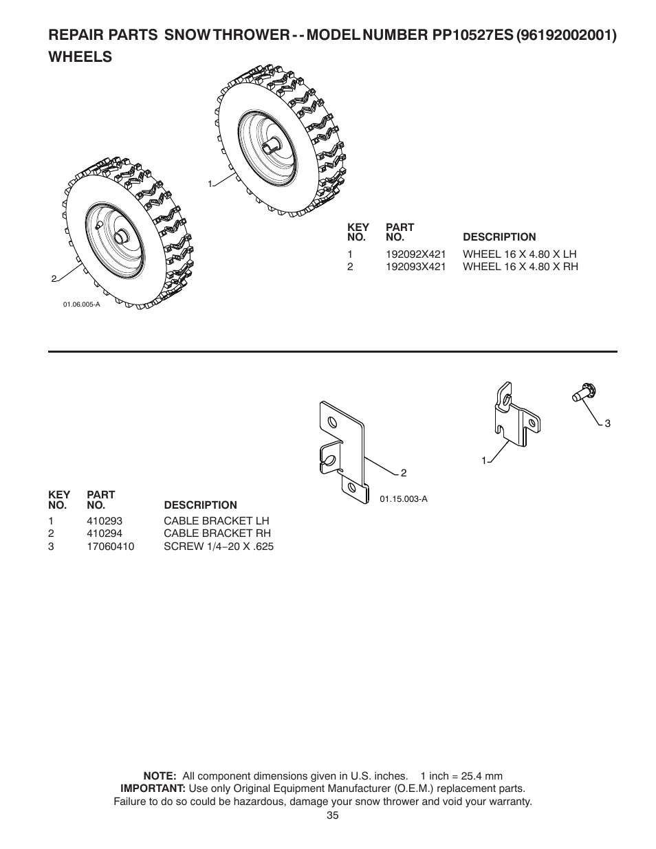 Poulan 421281 User Manual | Page 35 / 40