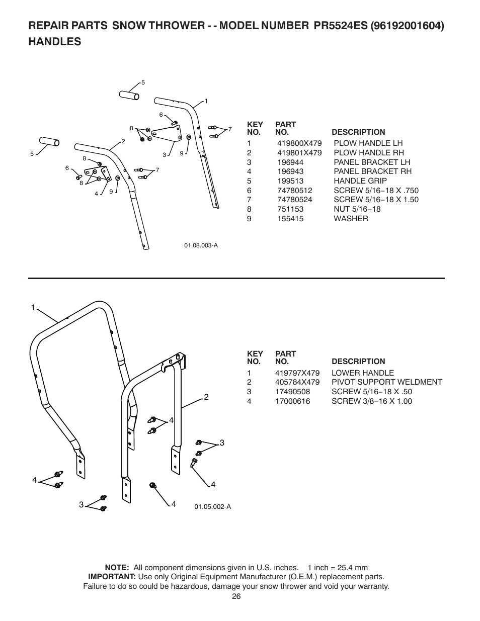 Poulan 420904 User Manual | Page 26 / 40