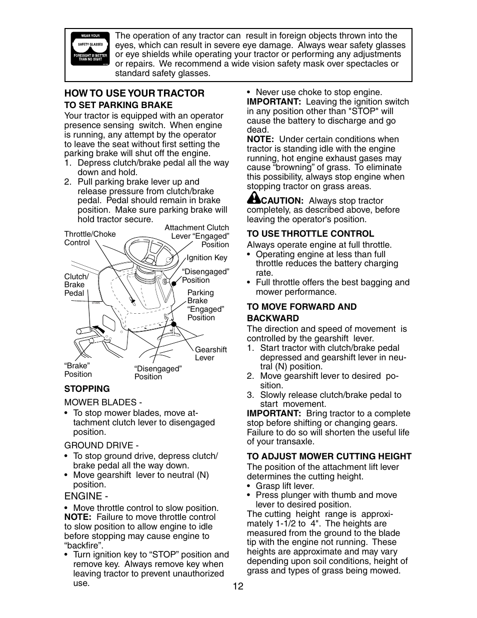 Poulan 271190 User Manual | Page 12 / 48