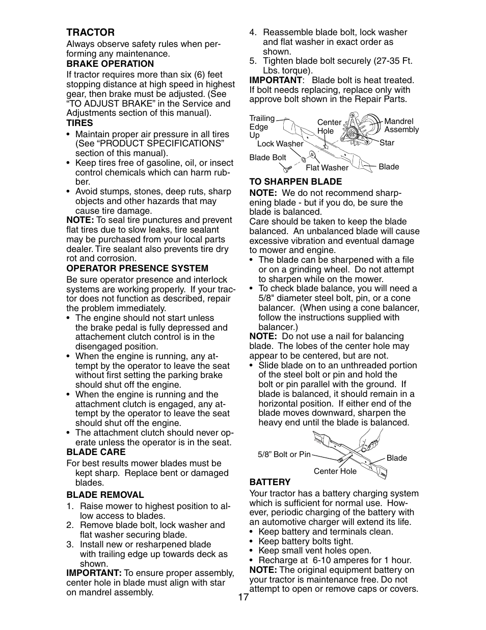 Poulan 271190 User Manual | Page 17 / 48