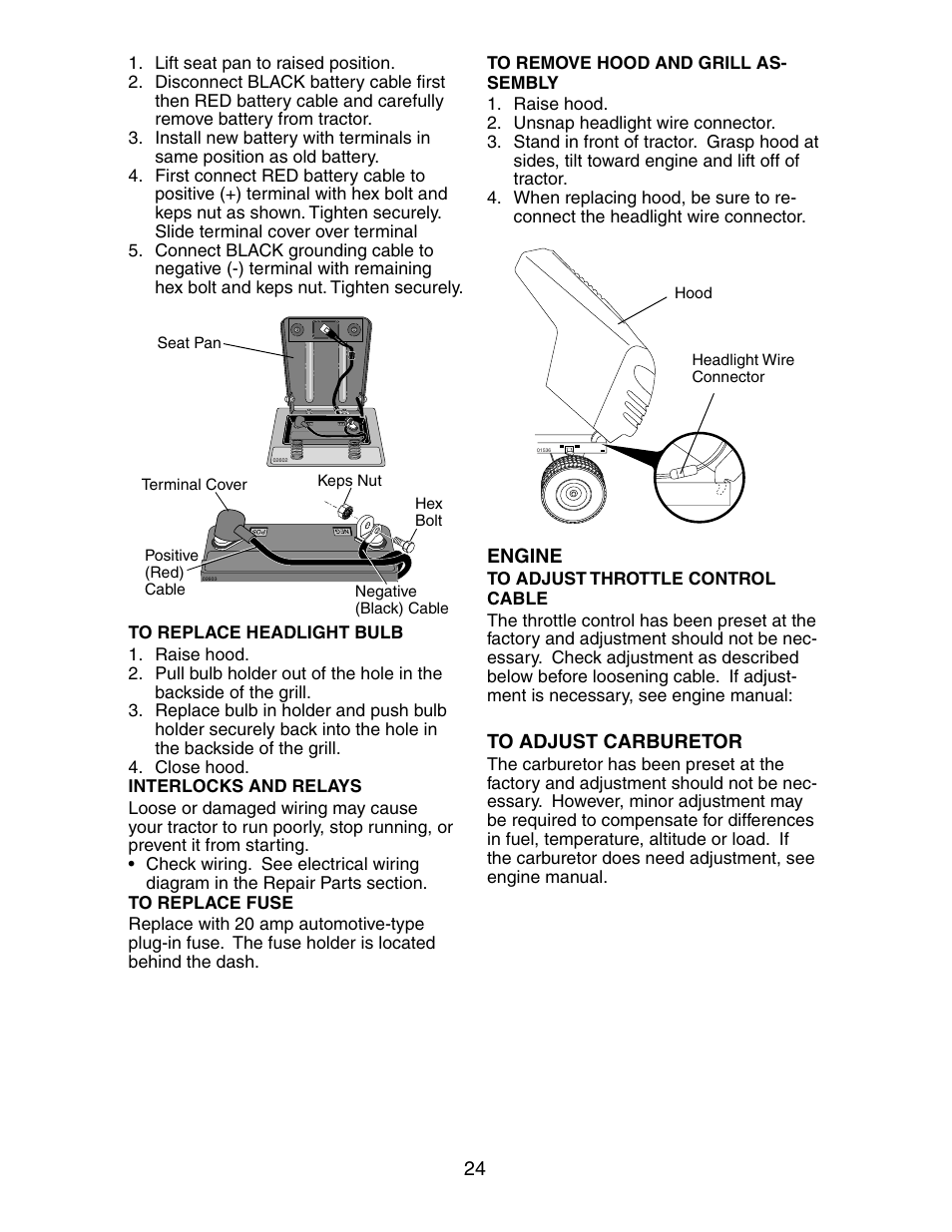 Poulan 271190 User Manual | Page 24 / 48