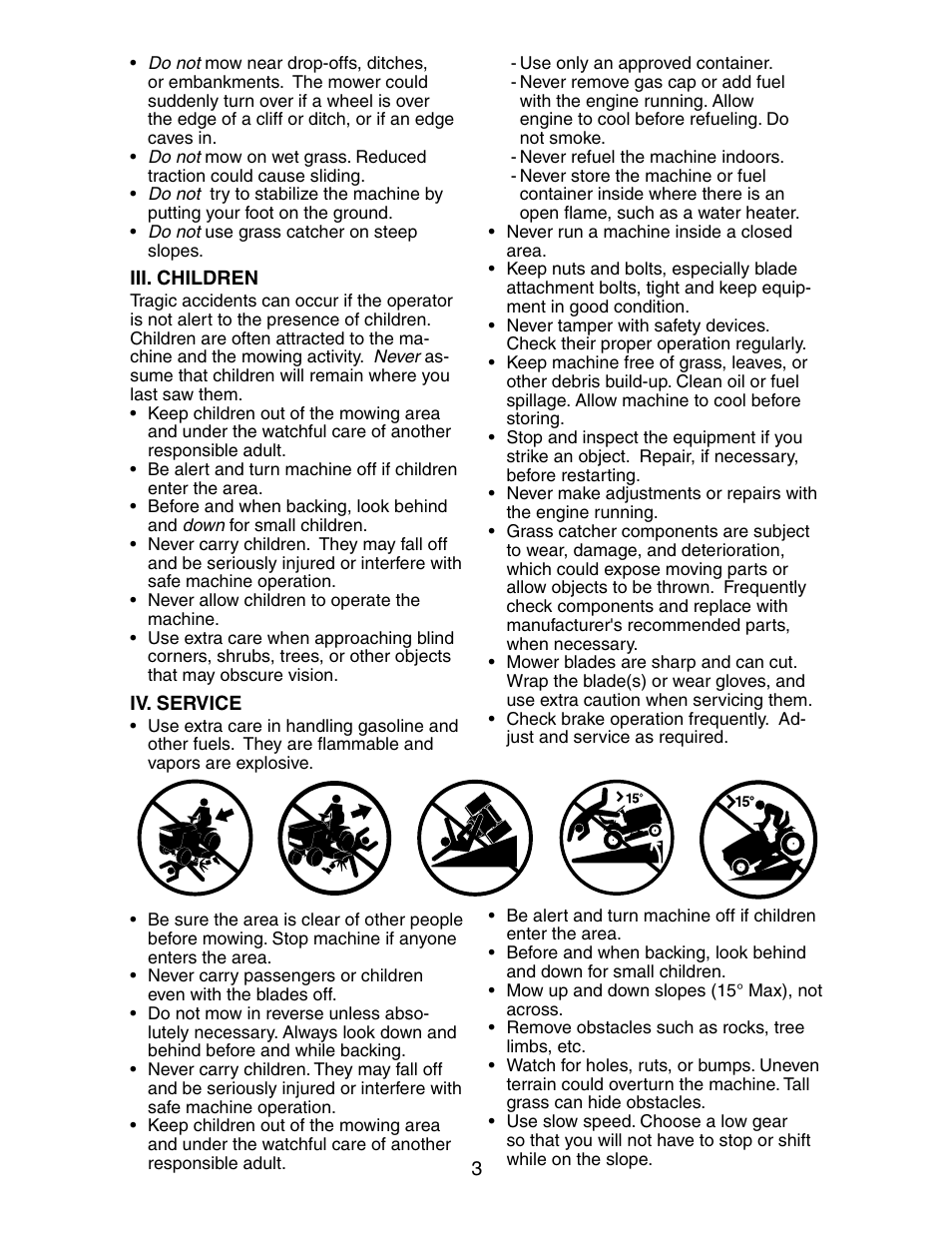 Poulan 271190 User Manual | Page 3 / 48