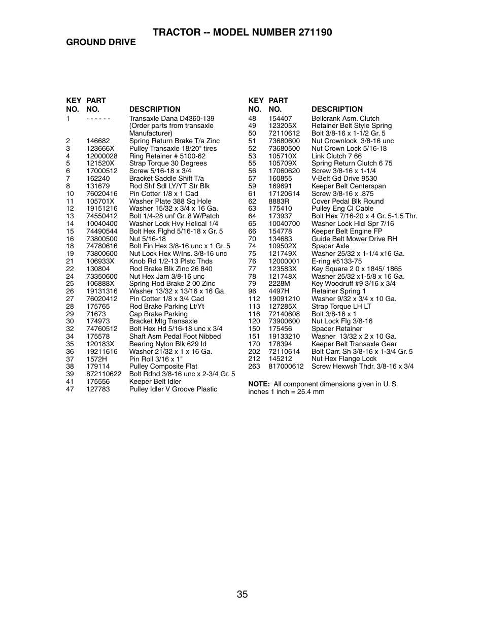 Poulan 271190 User Manual | Page 35 / 48