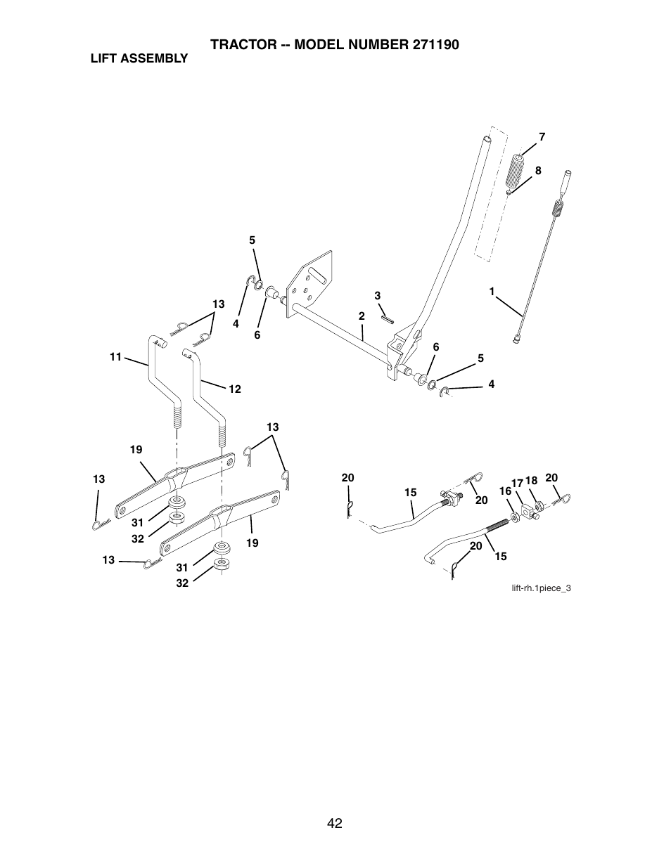 Poulan 271190 User Manual | Page 42 / 48