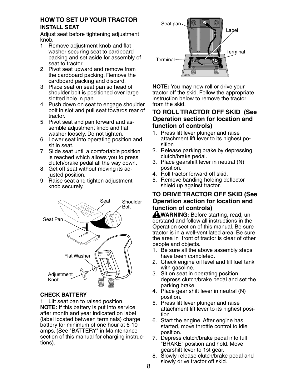 Poulan 271190 User Manual | Page 8 / 48