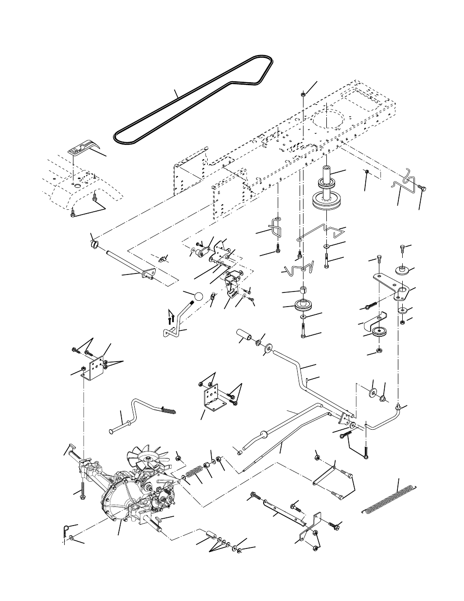 Tractor - - model number pr17h42stc, Drive | Poulan 178219 User Manual | Page 32 / 48