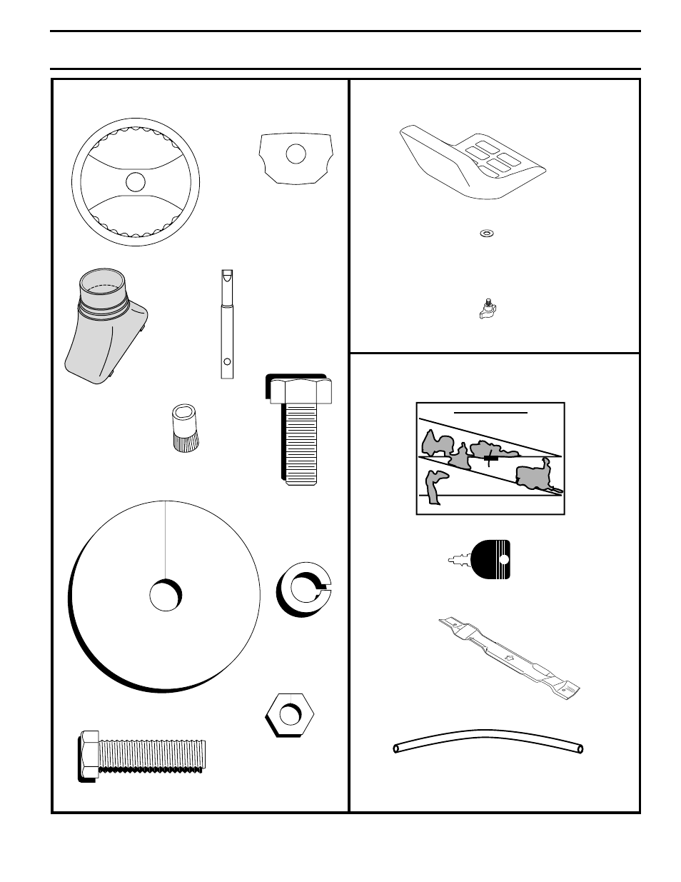 Unassembled parts | Poulan 178219 User Manual | Page 5 / 48