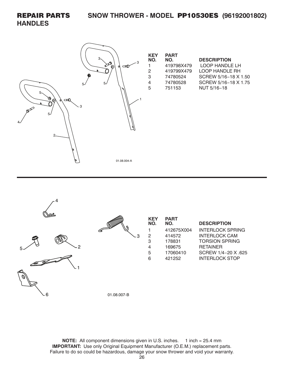 Poulan 421064 User Manual | Page 26 / 40