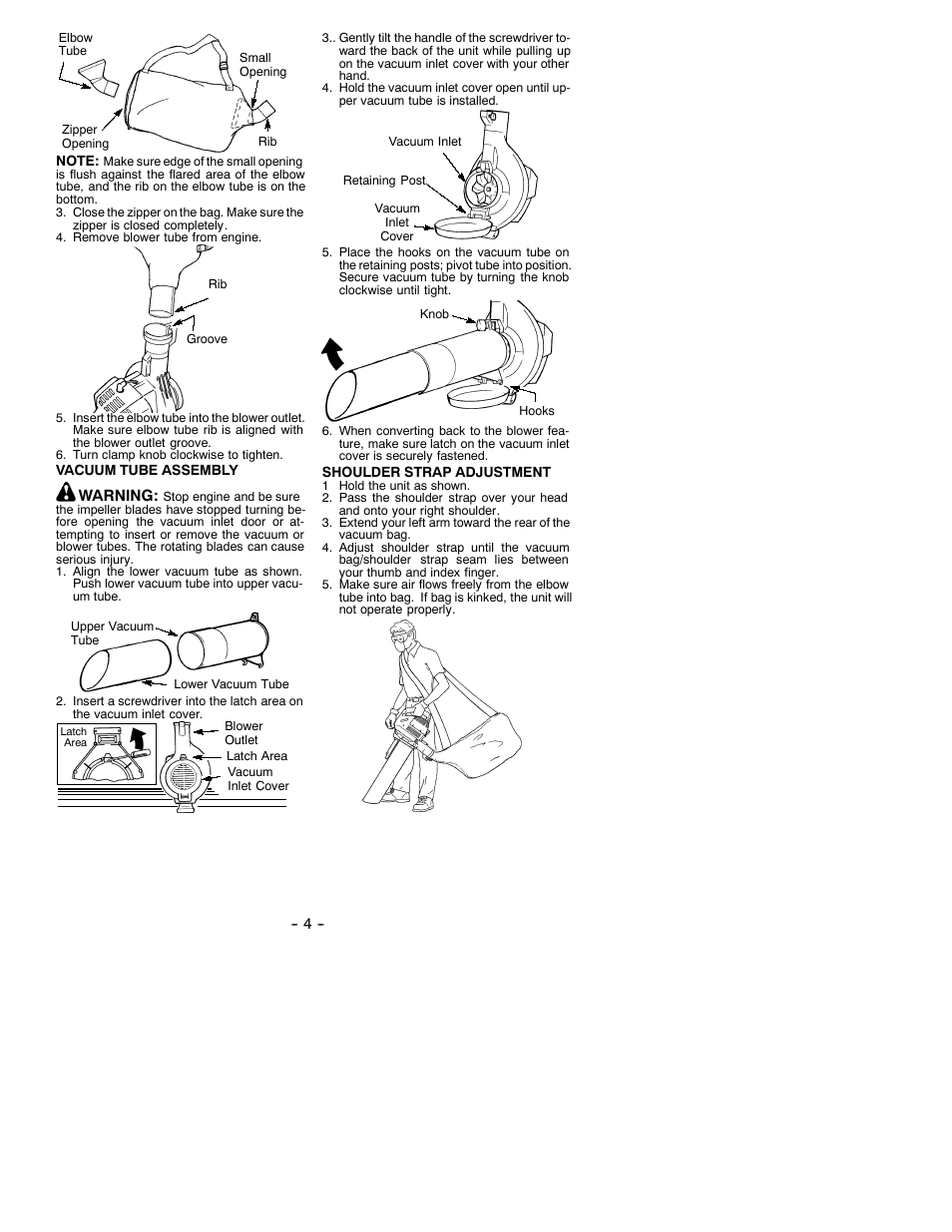 Poulan BV200 User Manual | Page 4 / 11