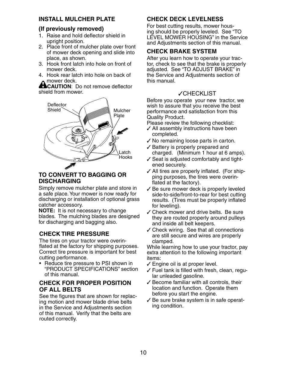 Poulan 191603 User Manual | Page 10 / 29