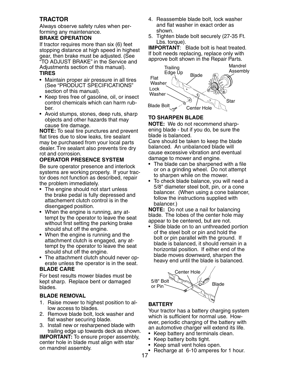Poulan 191603 User Manual | Page 17 / 29