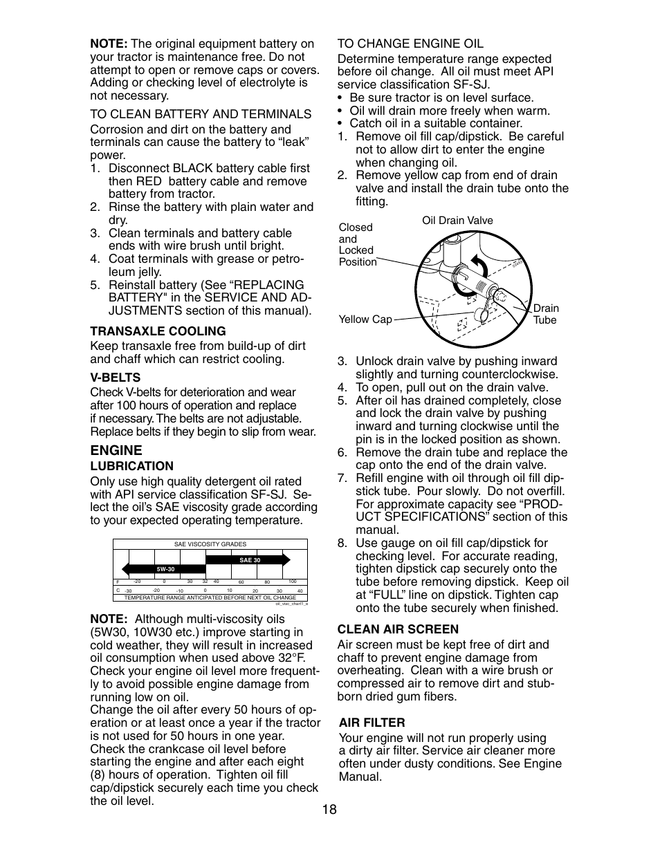 Engine | Poulan 191603 User Manual | Page 18 / 29