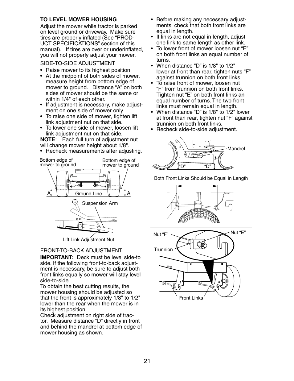 Poulan 191603 User Manual | Page 21 / 29