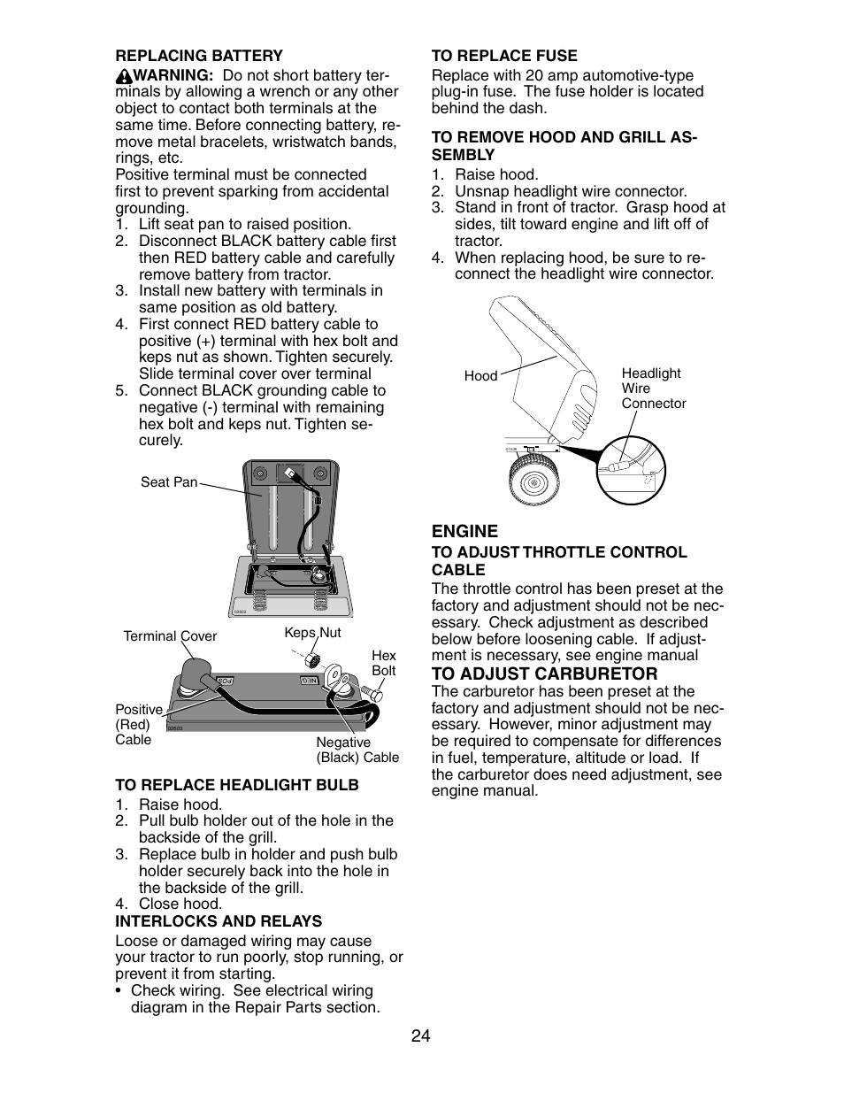 Poulan 191603 User Manual | Page 24 / 29