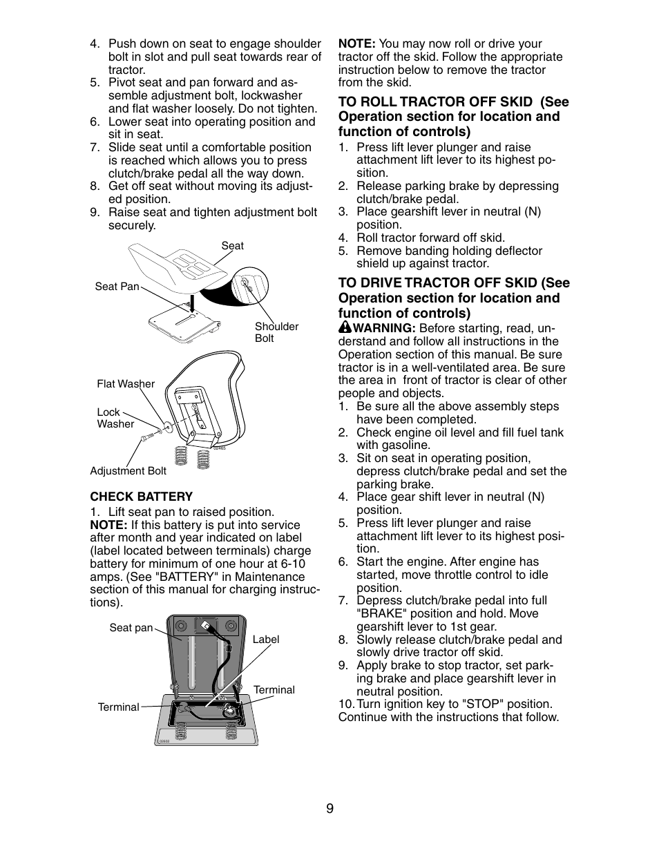 Poulan 191603 User Manual | Page 9 / 29