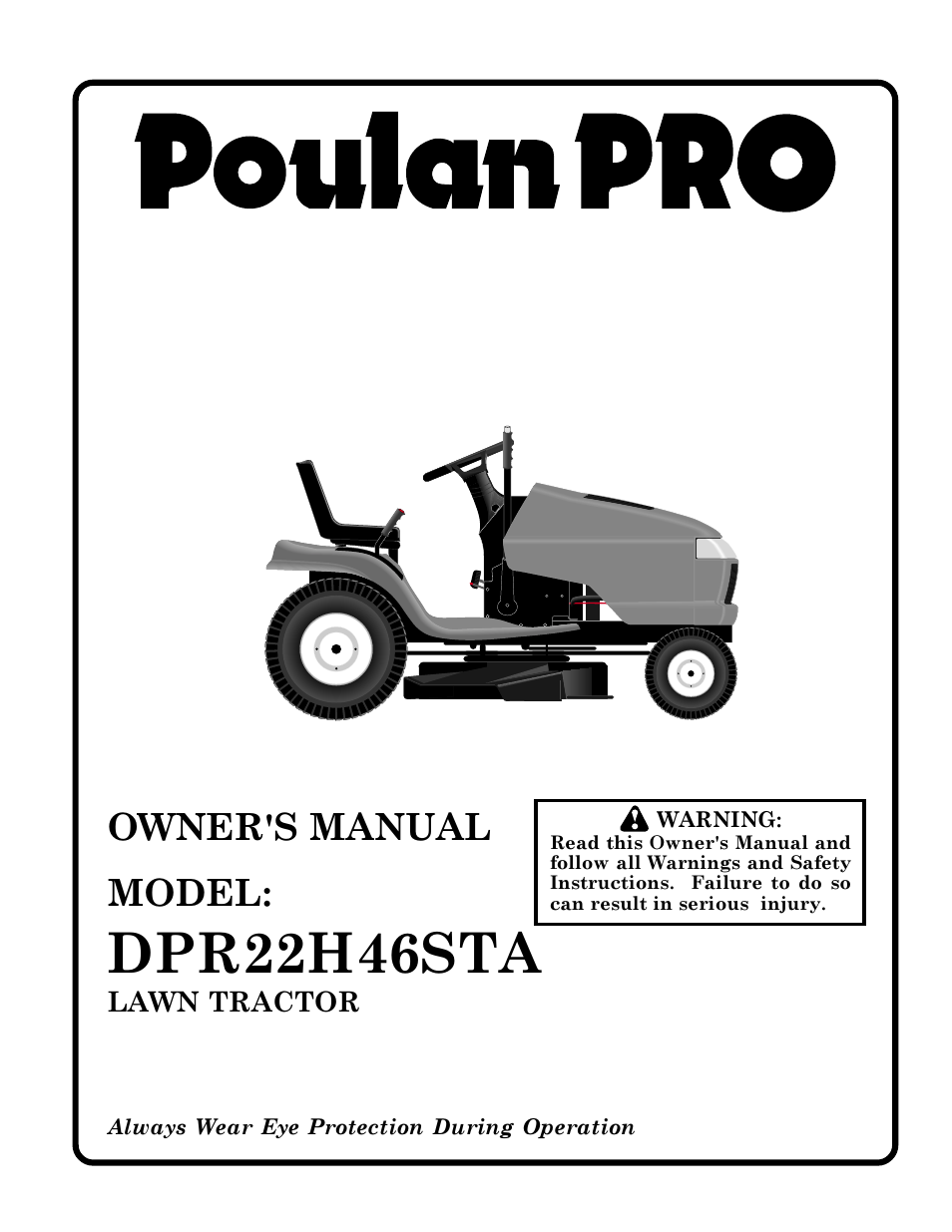 Poulan 176975 User Manual | 48 pages