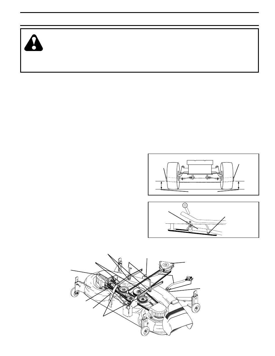 Service and adjustments, Tractor | Poulan 176975 User Manual | Page 21 / 48