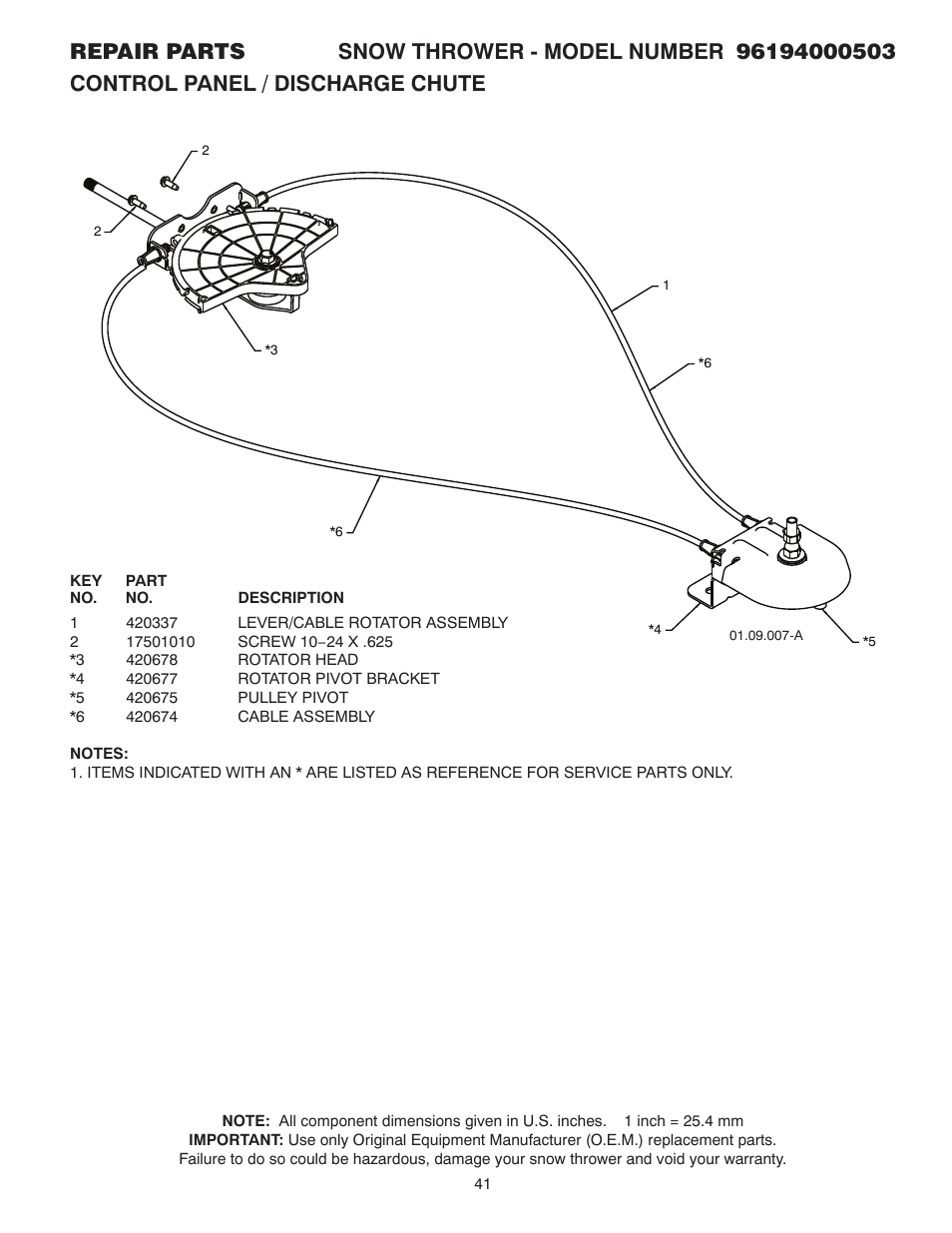 Poulan 96194000503 User Manual | Page 41 / 56