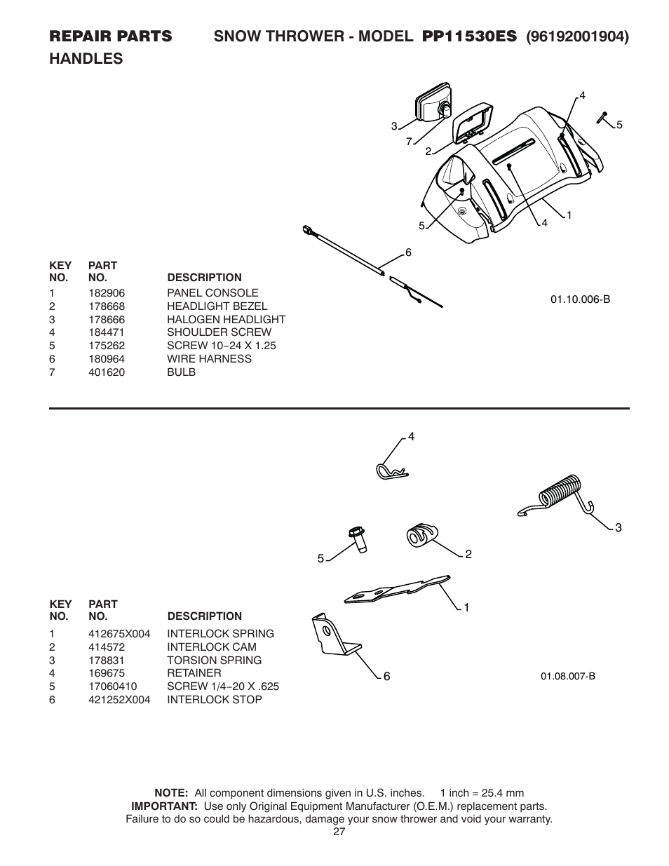 Poulan 421895 User Manual | Page 27 / 40