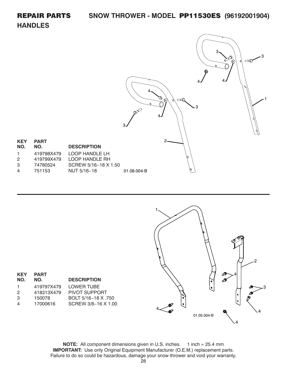 Poulan 421895 User Manual | Page 28 / 40