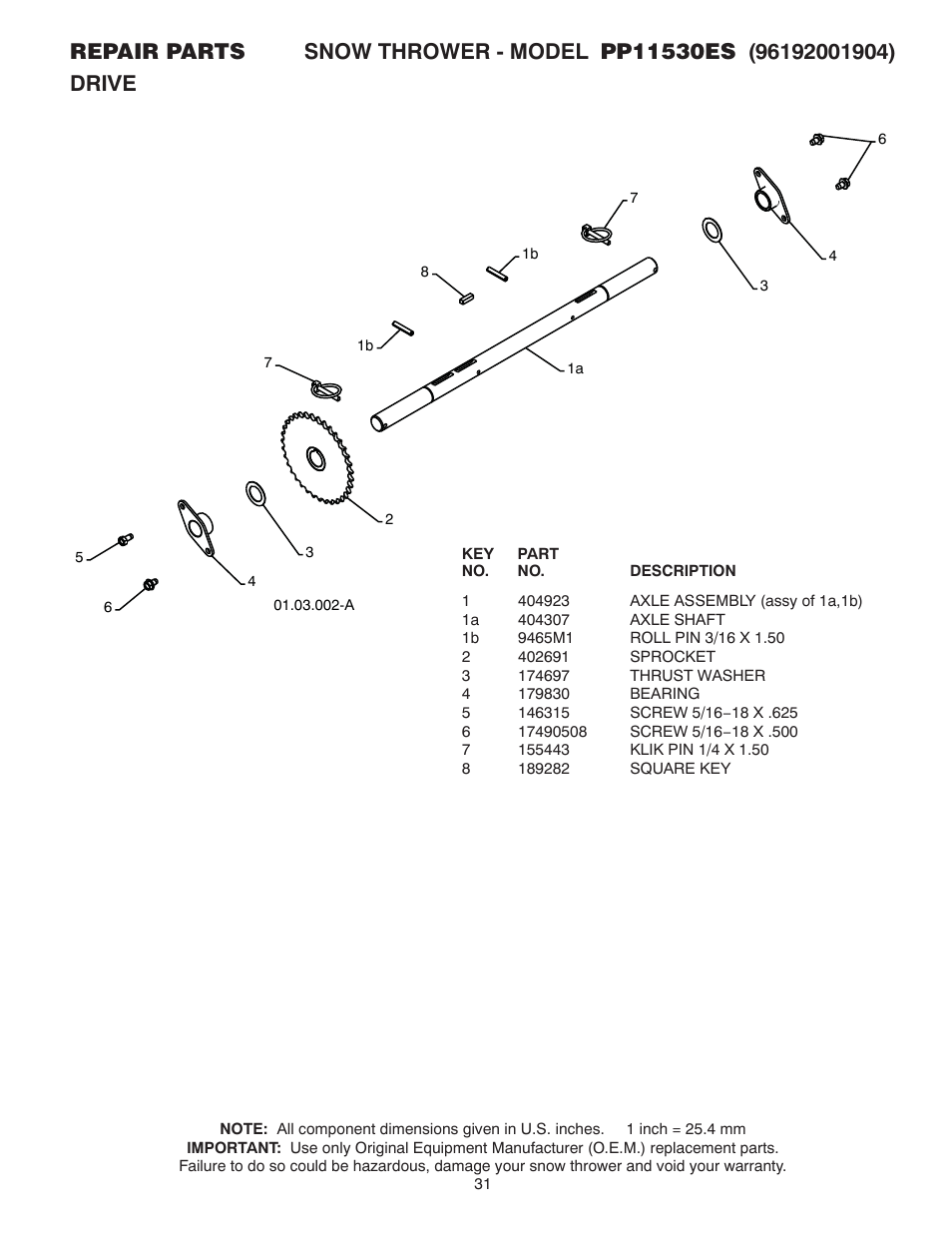 Poulan 421895 User Manual | Page 31 / 40