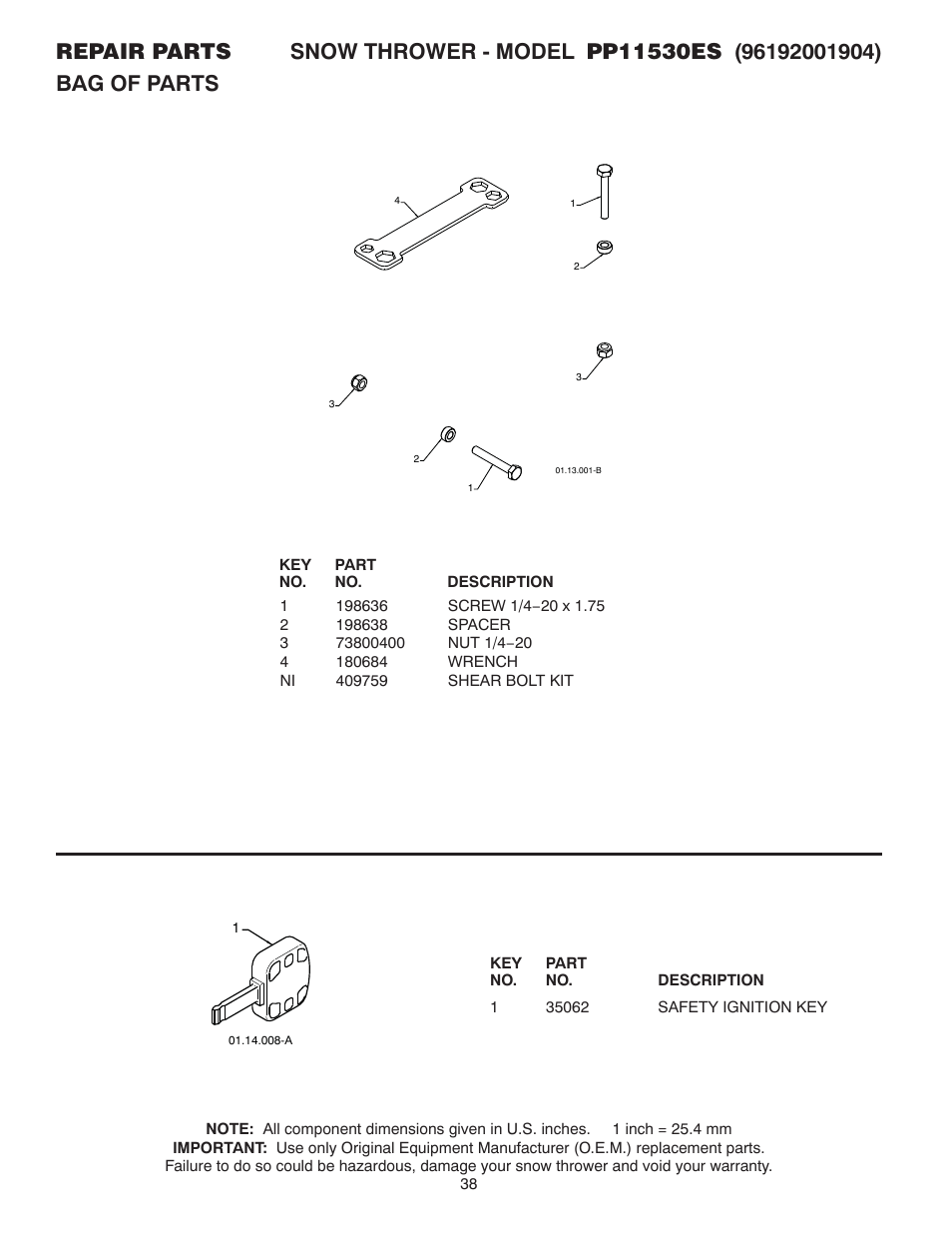 Poulan 421895 User Manual | Page 38 / 40