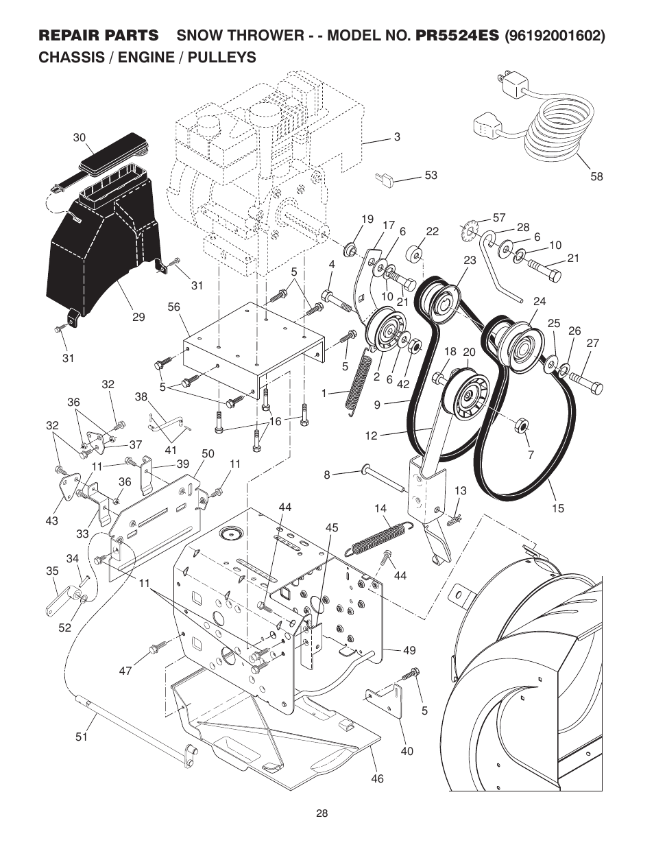 Poulan 416829 User Manual | Page 28 / 32