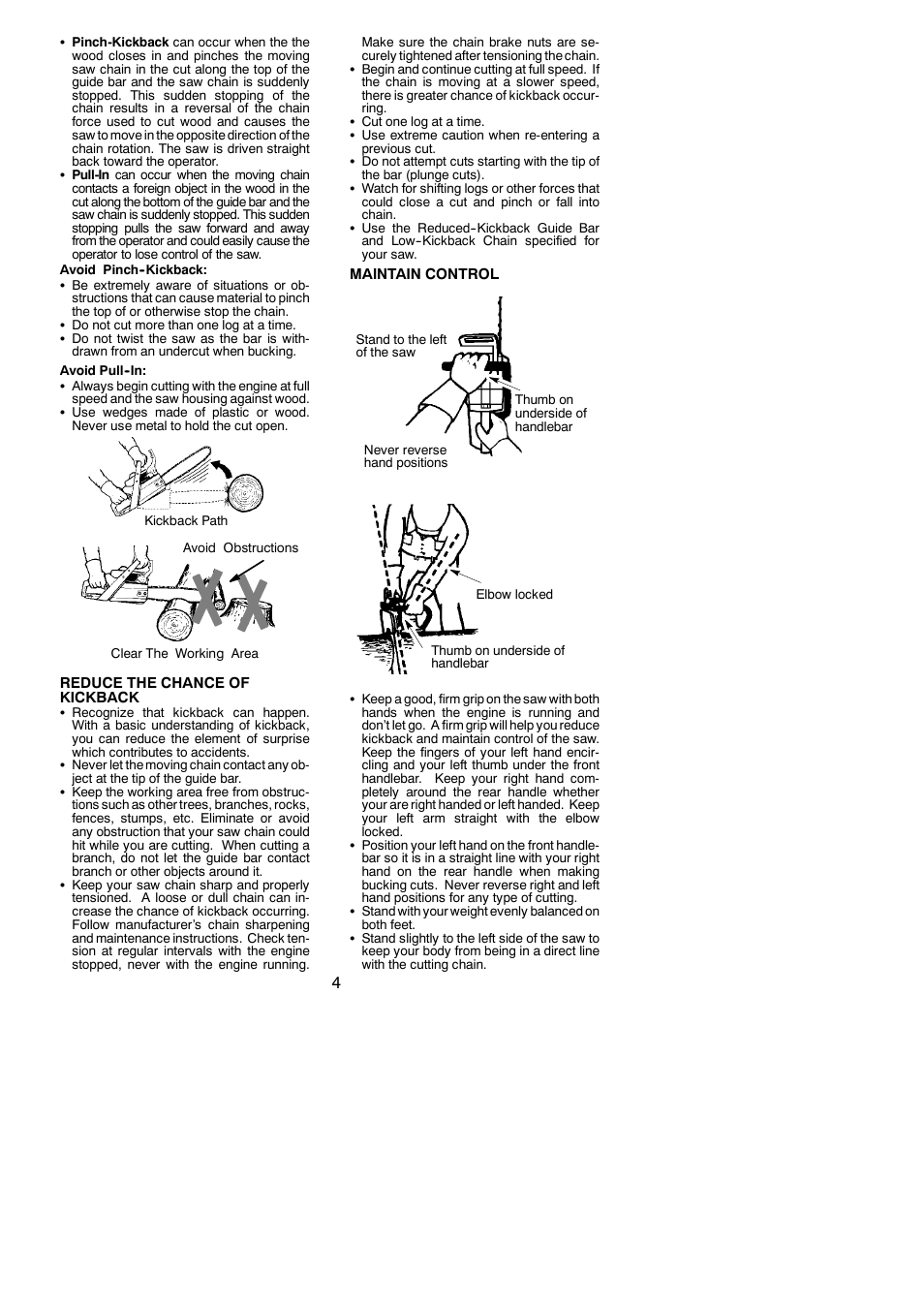 Poulan BH 2660 User Manual | Page 4 / 18