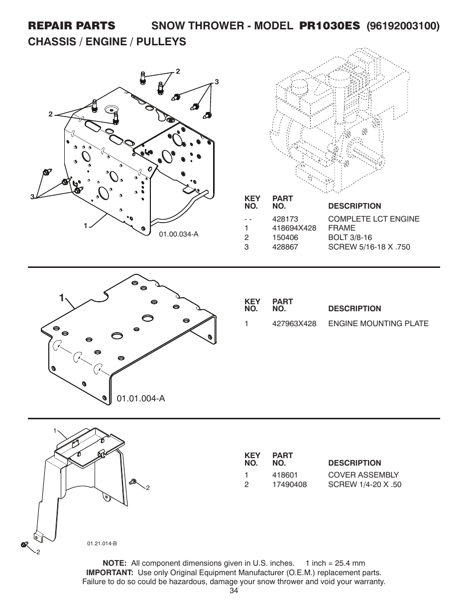Poulan 428556 User Manual | Page 34 / 40