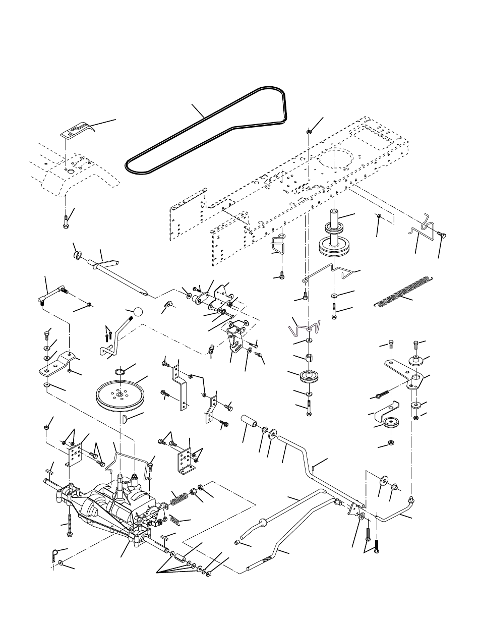 Repair parts, Tractor - - model number prk17g42stb | Poulan 178108 User Manual | Page 32 / 48