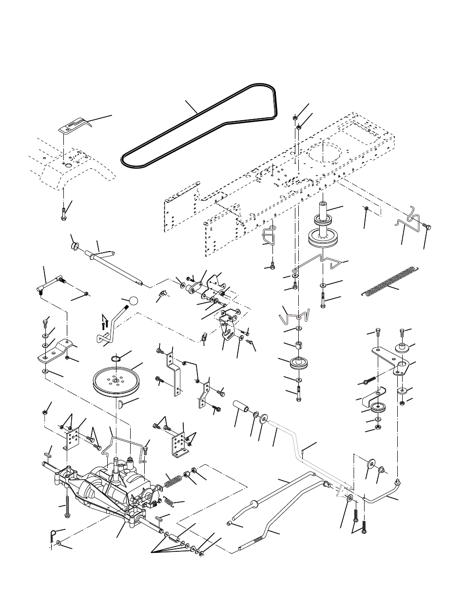 Repair parts, Tractor - - model number prk17g42sta | Poulan 177545 User Manual | Page 32 / 48