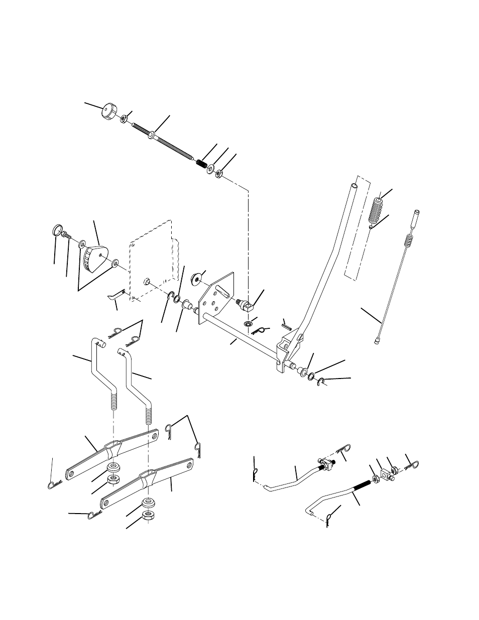 Repair parts, Tractor - - model number prk17g42sta | Poulan 177545 User Manual | Page 42 / 48