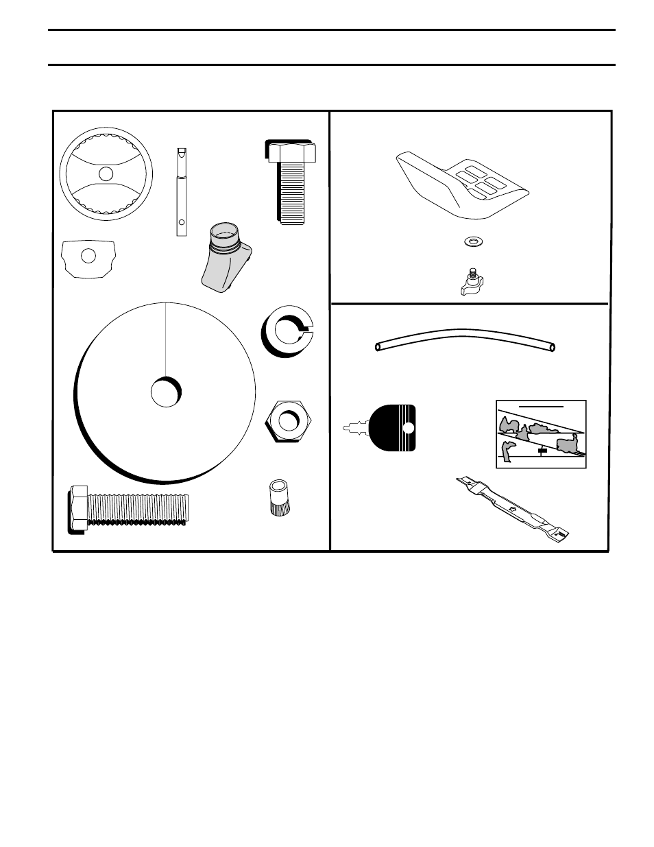 Contents of hardware pack | Poulan 177545 User Manual | Page 5 / 48