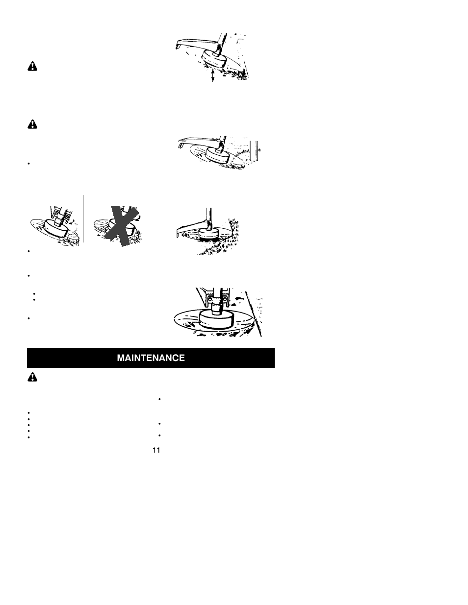 Maintenance | Poulan PP035 User Manual | Page 11 / 16