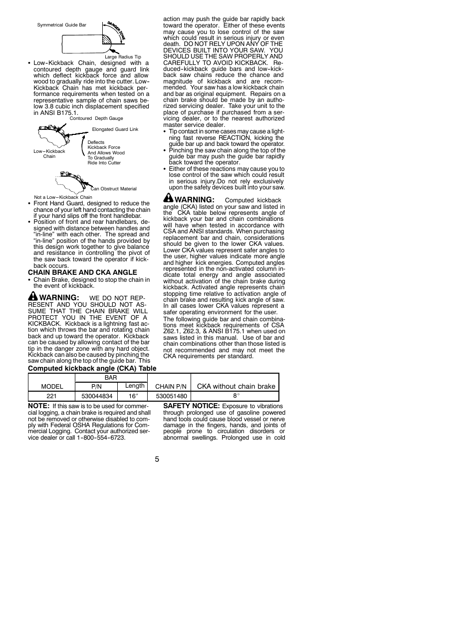 Poulan 221 User Manual | Page 5 / 17